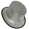 Magician Hat Wide Brim Fedora Hat Stage Top Hat Short Brim Flickering Glitter