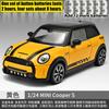 1:24 BMW MINI Cooper S F56 Britský Kompaktní Sportovní Hatchback Kovový Odlitý Modelový Automobil Domácí Trendy & Stolní Dekorace