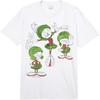 T-shirt Lourd Adulte Looney Tunes Marvin le Martien Peinture & Croquis Blanc Comfort Colors