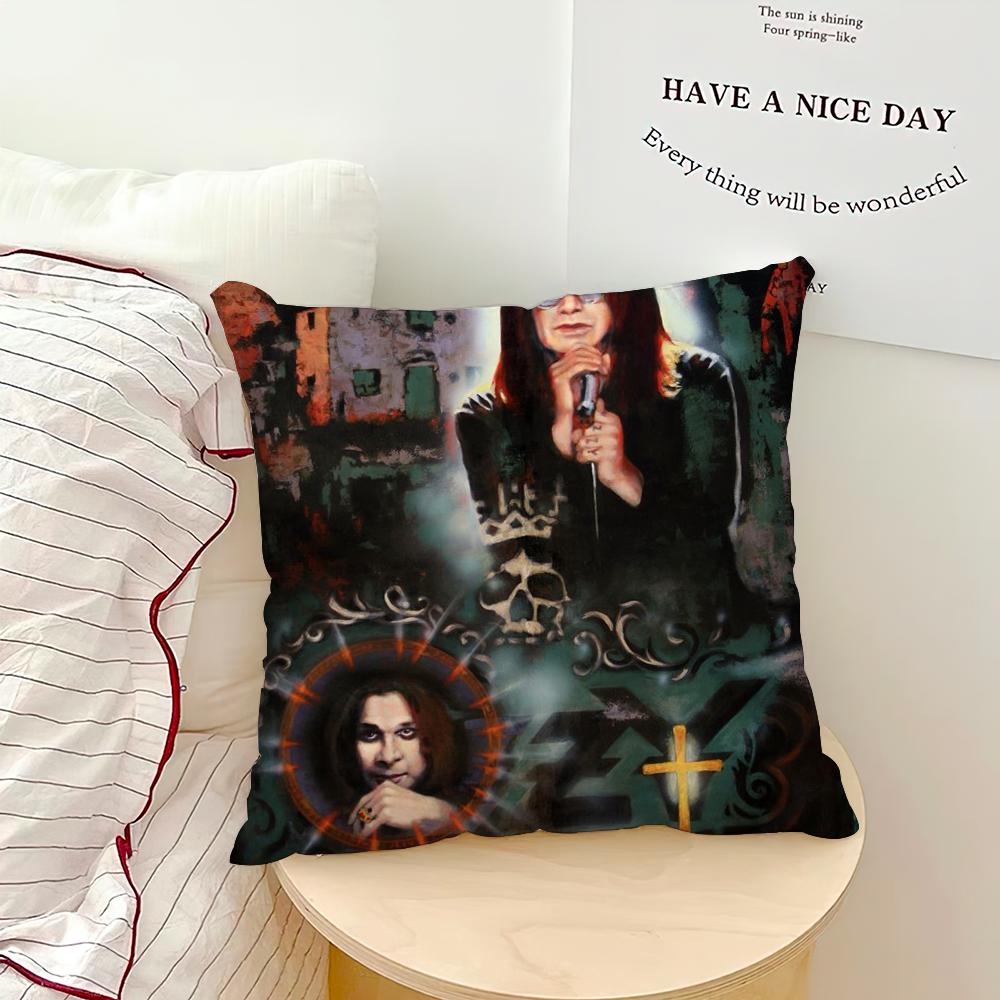 Classic Singer Ozzy O-Osbourne Cool cushion cover Soft Cushion Cases for Farmhouse Sofa Decor Home Decorations and Protector