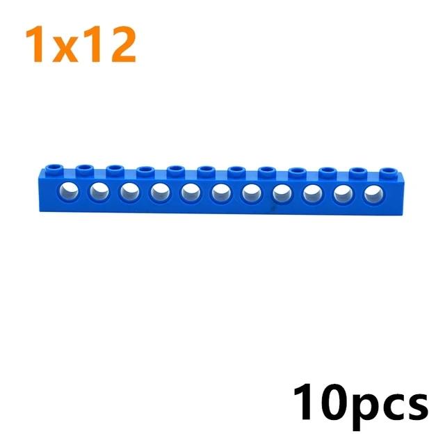 MOC Technical Beam Construction Block Combination Studded Long Beam featuring Hole Thick Blocks Works With 3703 3 3895 2730 3894 3701