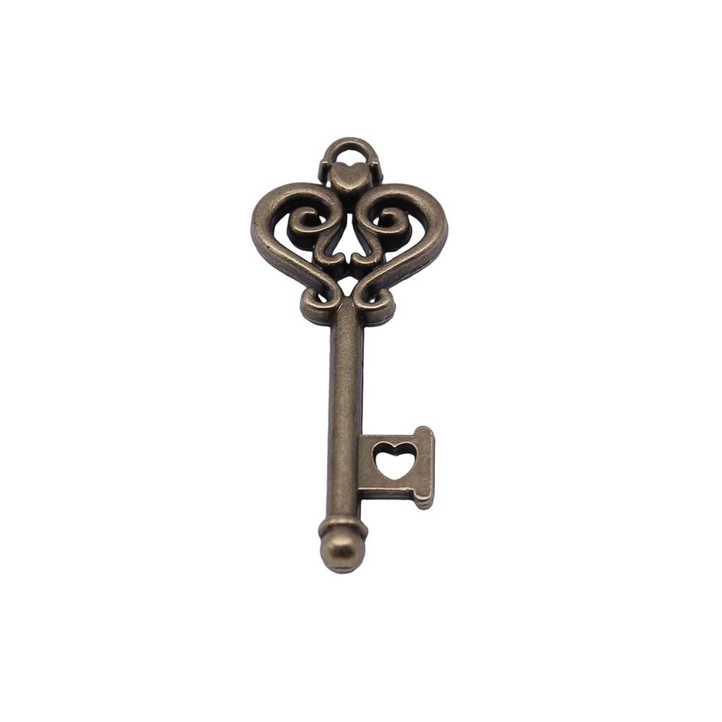Key Charms Multi Color Alloy Key Tools Pendants For Gothic Themed Jewelry