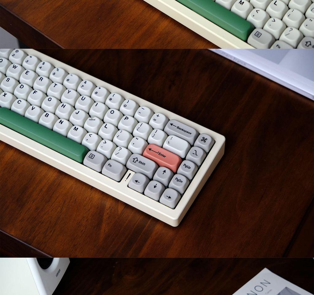 Retro 9009 MOA/KOA Korean/Russian Phonetic Keycaps – 139-Piece PBT Dye-Sublimated Mechanical Keyboard Set