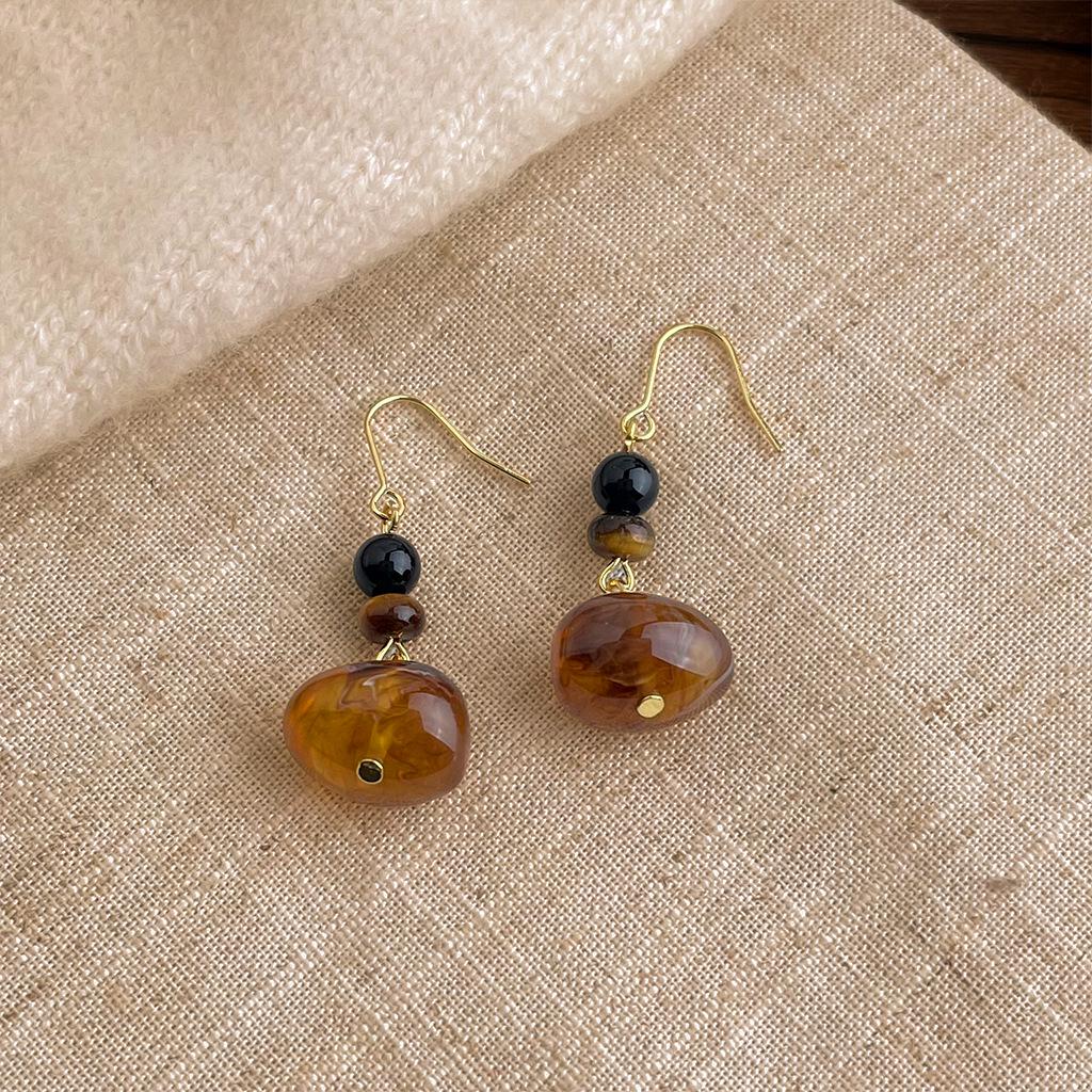 Осенне-зимние геометрические серьги-кисточки с градиентом - Ретро-художественный стиль для женщин