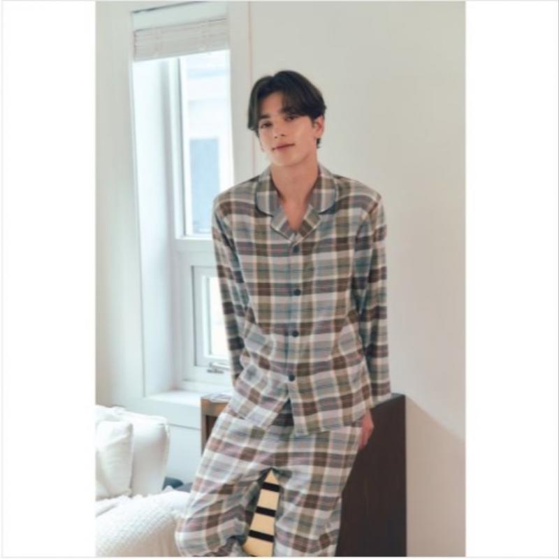 Venus 25aw Black Label Cotton Cashmere Checked Women Dress Couple Set Vpa4563mvpgn4563 