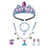 Children'S Accessories Set Love Snowflake Crown Magic Wand Princess Necklace Gloves