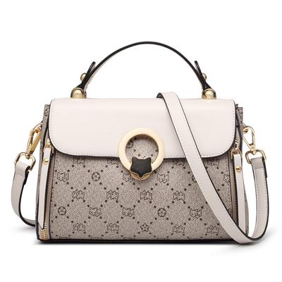 Shoulder Crossbody Small PVC Mini Compact [FOXLOVER] Women's Bag, Bag, Bag, Popular, Stylish, Bag, Cute, (Off-White)