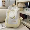 Schoolbag Korean new cute backpack versatile fresh ins lightweight large-capacity backpack star college student first school bag
