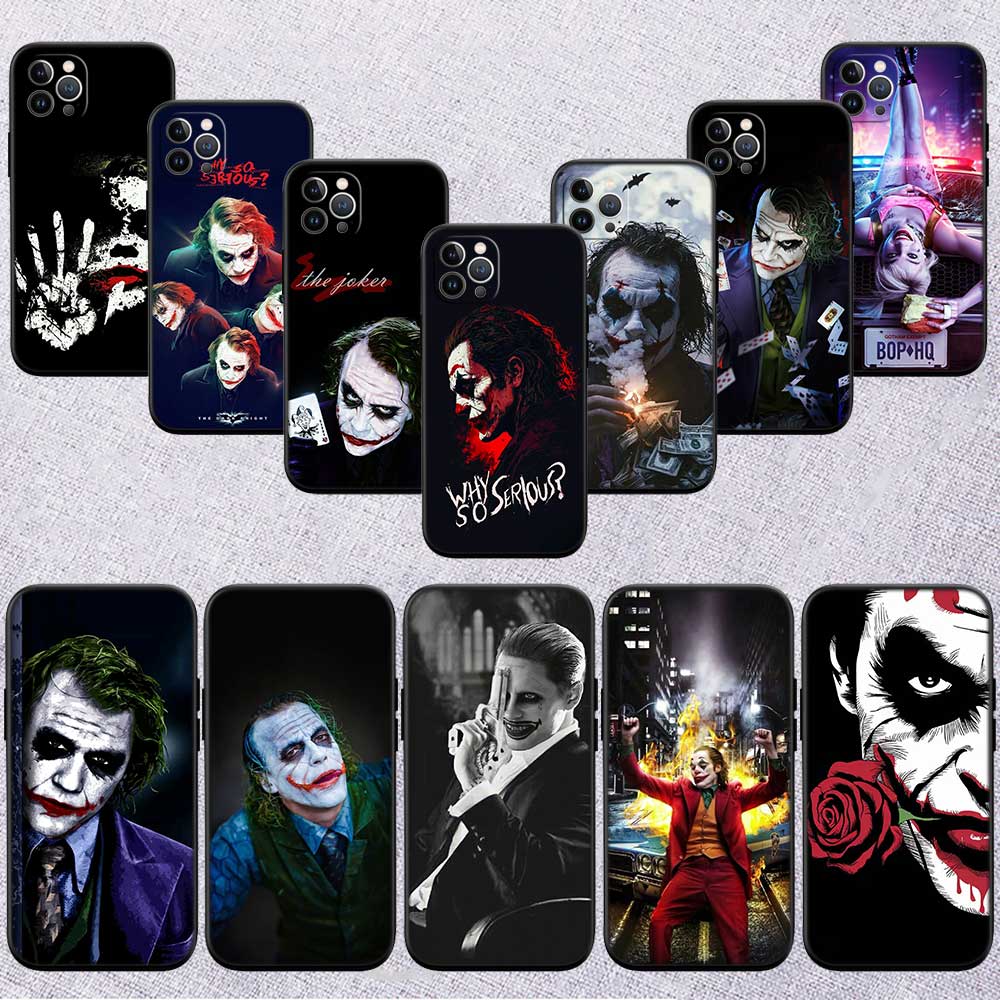 RE40 Joker New High-End Shell Phone Case for iPhone 16 15 14 13 12 Pro Max Plus Mini