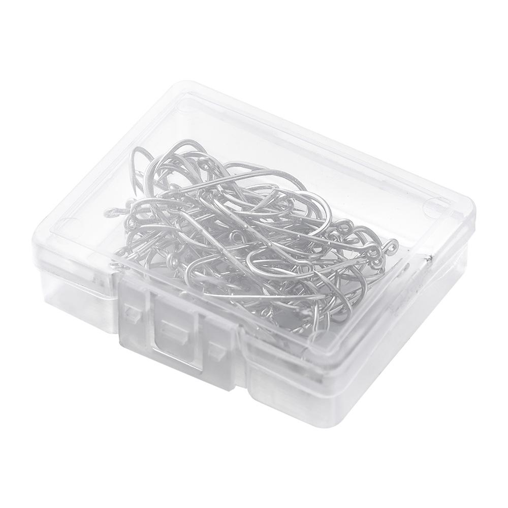 Zubehör zum Angeln Haken mit langem Schaft Offset Haken mit weitem Bogen Haken mit Widerhaken
