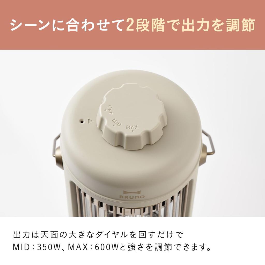 BRUNO Bruno Heater Lightweight Small Carbon Heater NOSTALSTOVE S Blue Gray BOE117-BGY