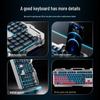 Qianxingzhe GX810 Wired Mechanical Feel Gaming Keyboard & Mouse Set for Esports & Office Use