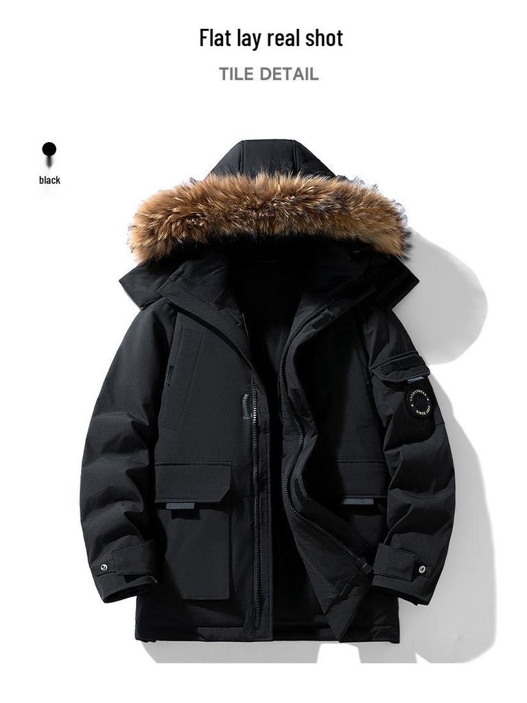 MLB & NY Collaboration Unisex Camouflage White Duck Down Jacket – Windproof, Cold-Proof, Hooded, American Brand.