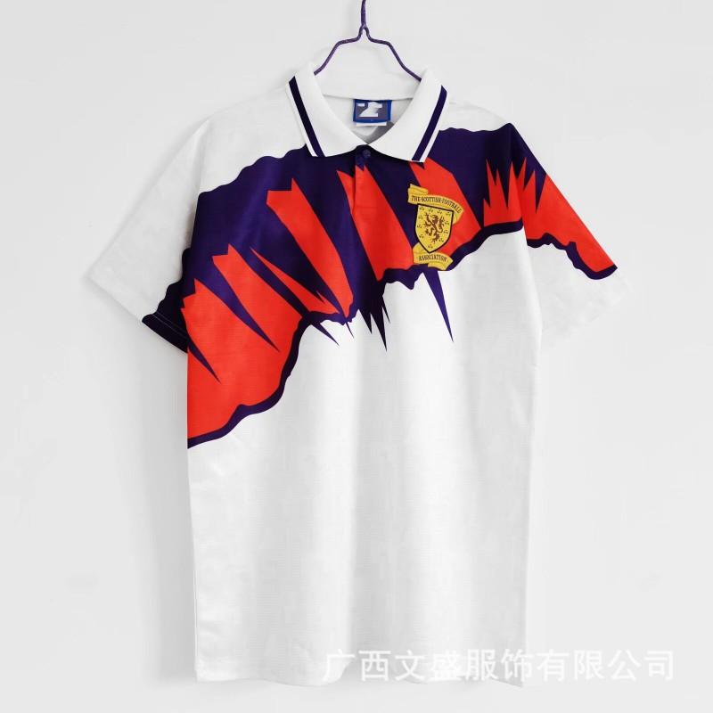 Vintage Scotland National Team Football Jersey Retro Replica Soccer Shirt Quick Dry Breathable Sportswear