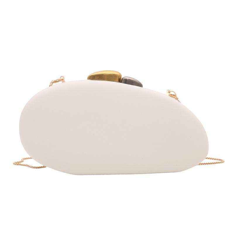 

Elegant Shell Shaped PU Handbag for Women Single Shoulder Crossbody Wedding Dinner Party Fashionable Urban Minimalist Style белый