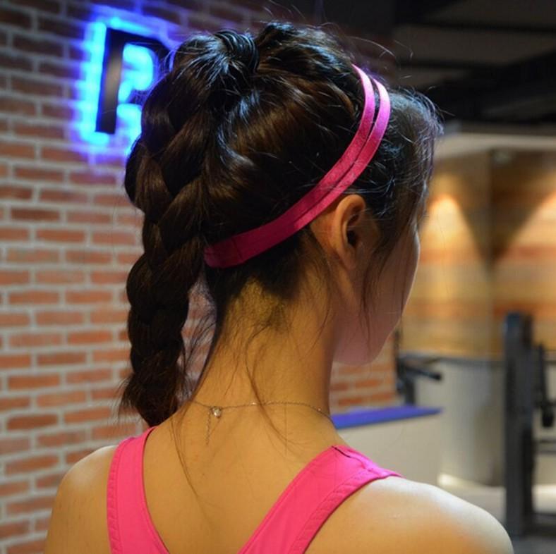 Popular Non-slip Sports Yoga Running Fitness Headband Women Girls Elastic Hair Head Bands Accessories For Men Scrunchy Headwear