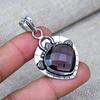 Amatista Gema Hecho a Mano Joyería de Plata de Ley 925 Hermoso Colgante Para Acción de Gracias