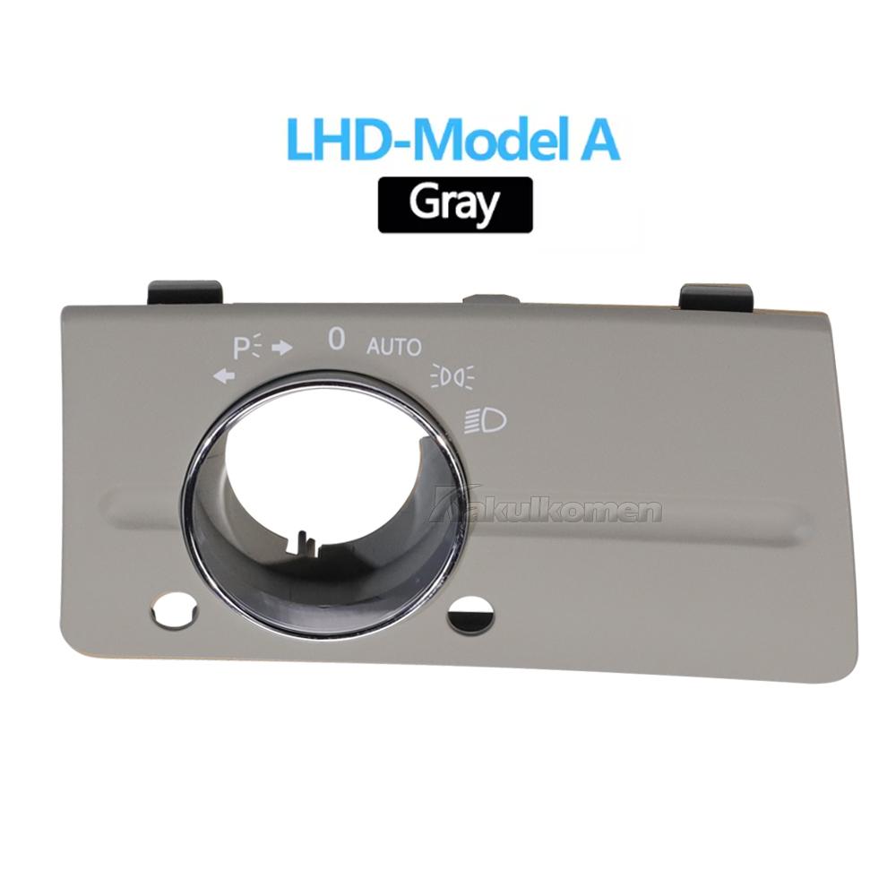 LHD Car Black Front Left Dashboard Headlight Switch Cover Trim For Mercedes Benz W211 E Class 320 350 550 2003 2004 2005-2008