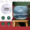 Winter Snow Scenery Pillowcase Printed Polyester 40/45/50Cm Throw Pillowcover Decorative Sofa Cushion Pillowslip Home Decor