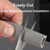 1pc 2m/78.74inch Wire trunking with exposed wires, shielding strips, exposed wires, invisible wiring trunking