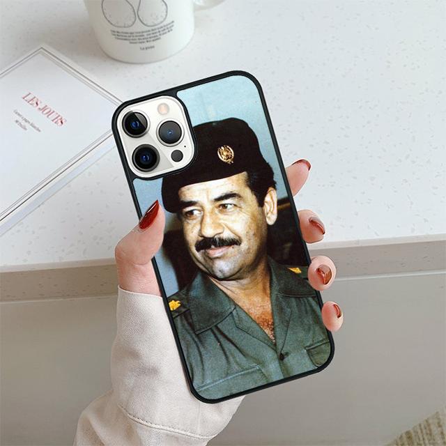 

Saddam Hussein Iraq Arabic Phone Case For iPhone 17 Air 13 12 14 15 16 Cover For Apple Pro Max 6S Plus Coque iPhone 17