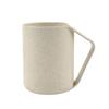 F63A Wheat Straw Plastic Coffee Cups Mug with Handles Dishwasher Microwave Safe Unbreakable Lightweight Eco-friendly BPA