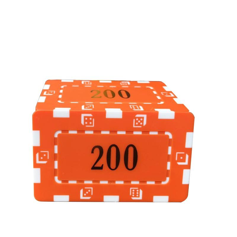 10 pièces/lot argile Las Vegas jetons de Poker 14g ensemble carte de Casino jetons de Poker divertissement pièces de monnaie en dollars jeu de cartes LasVegas