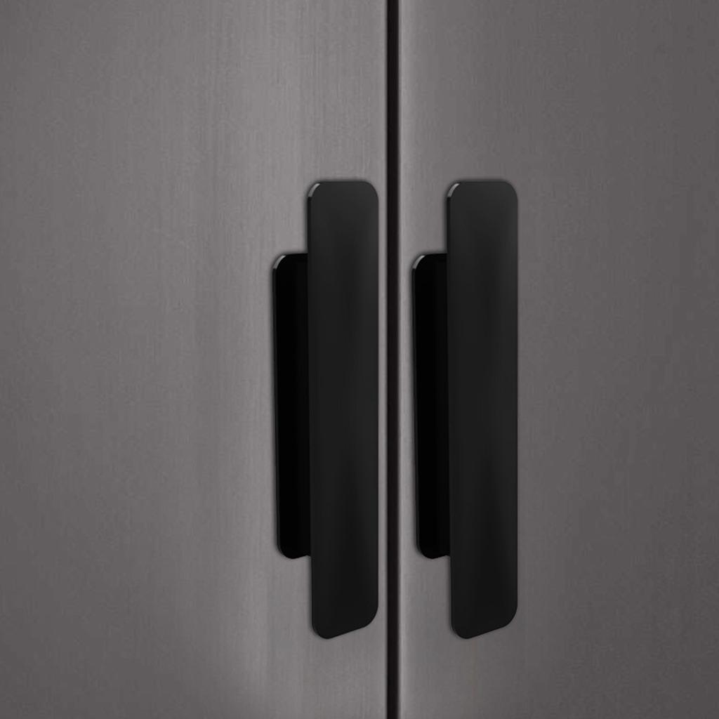 2pcs/set Adhesive Handles Easy To Apply Handles for Drawers Strong Adhesion Door Handles Durable for Different Cabinets