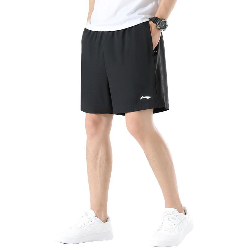 Li-Ning Quick-Drying Breathable Cool Comfortable Versatile Casual Five-Point Sports Shorts Unisex Shorts ATSK921-1