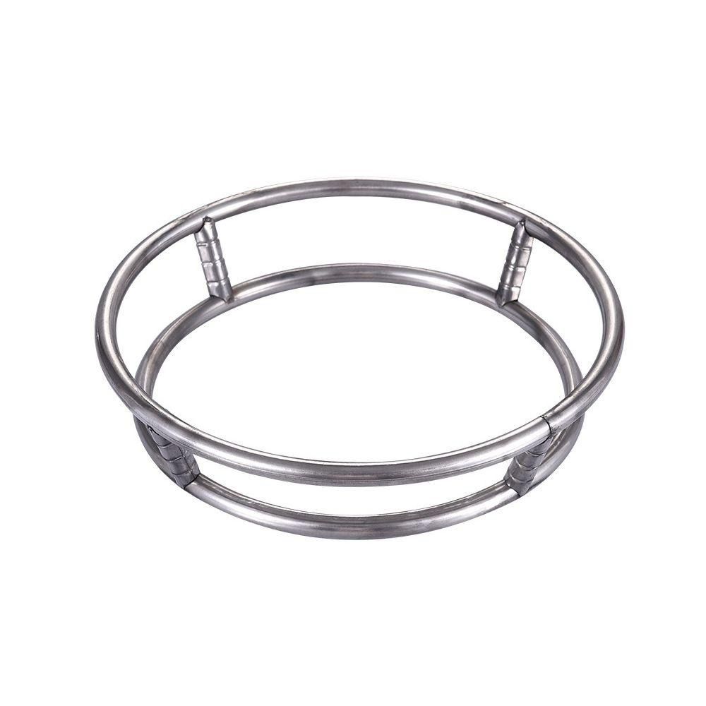 1Pcs Round Bottom Wok Rack Stainless Steel Cookware Ring Durable Pot Mat