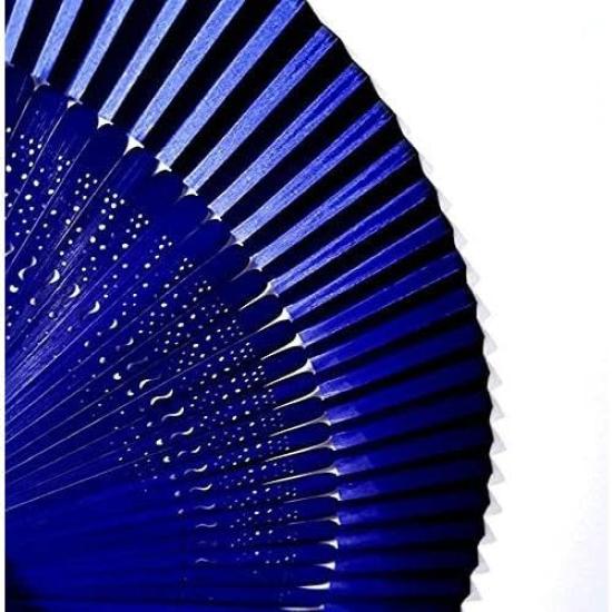 Aochiku Kyodo Plain Fan with fan bag Aochiku Blue bone bamboo 23cm