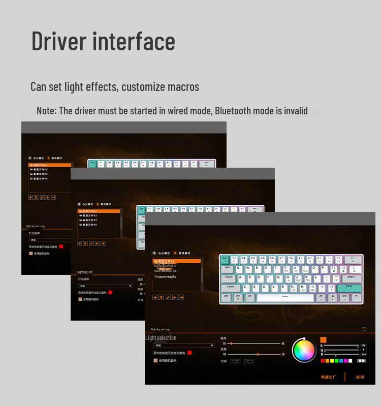 Dual-Mode 61-Key Wireless/Wired Mechanical Keyboard - Compact, Portable, Silent Gaming/Office Design for Girls