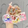Floating Adorable Sand Bottle Panda Keychain Cartoon Pvc Creative Gift For Kids Friends And