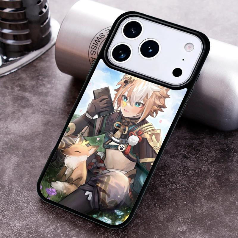 Genshin Impact Gorou Phone Case for iPhone 17 16 15 Pro Max Air 14 13 12 11 Plus Shockproof Cover