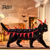 Unique Pet Party Clothing Centipede-Look Cat Costume, Halloween Outfit, Stuffed Plush Segmented Body with Funny Costumes Adjustable Straps,