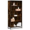Bookshelf Smoked Oak 80.5 X 35 X 170.5 Cm Engineered Wood