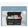 Foldable Car Trunk Organizer Box 60L Heavy Duty Storage Bin With Handle SUV Sedan Van