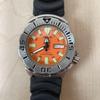 [USED] SEIKO Automatic Diver's Watch Orange Monster