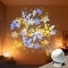 Led Ocean/Snowflake Projector Light 360 Degree  Rotating Dynamic Night Light Rechargeable Usb Powered Ambient Lamp Decorative Lighting