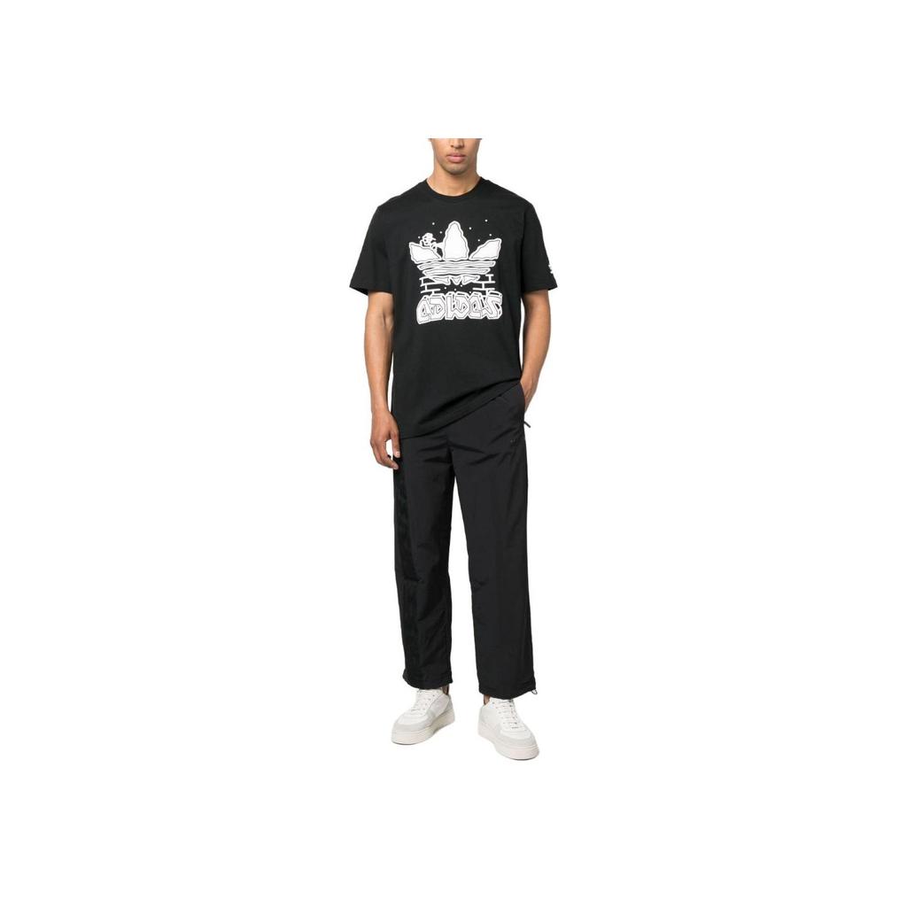Adidas Graphics Hack the Elite Tee Black Men Streetwear IC5737