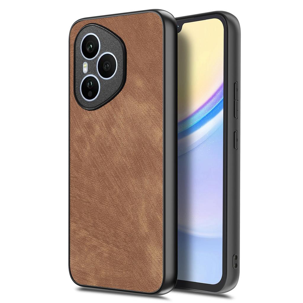 Pro Honor 400 Pro 5G (Globální) Pouzdro Nárazuvzdorné Tenké Retro Kožené Zadní Kryt na Telefon