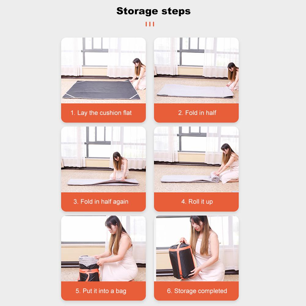 Saltea de dormit încălzită Impermeabilă Saltea de dormit încălzită Covoraș încălzit 70x59 Inch 6 Zone de încălzire pentru Casă Birou Mașină Pescuit