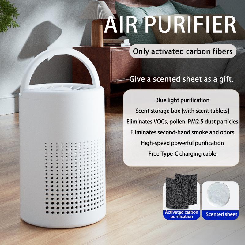USB Desktop Air Purifier for Home - Removes Indoor Secondhand Smoke and PM2.5