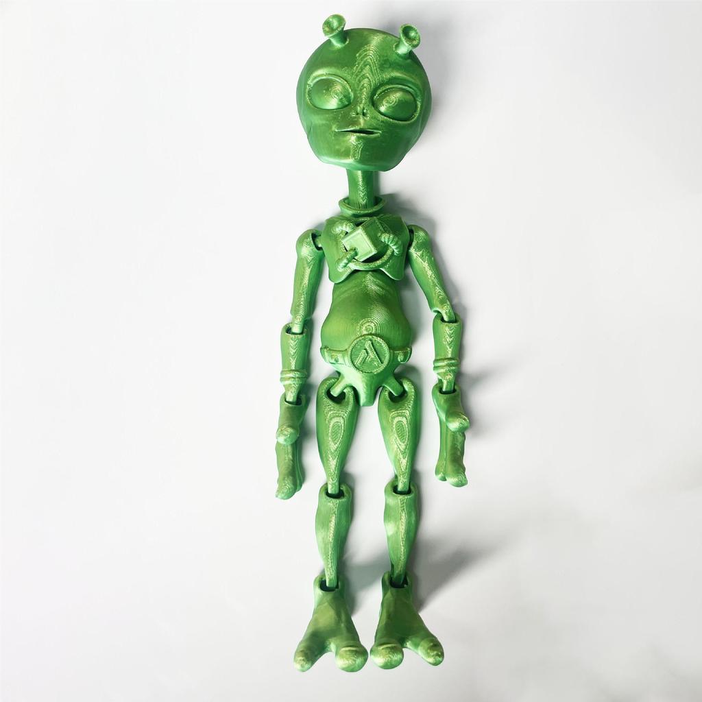 New 3D alien ornament joint movable creative Halloween model gift stall tide play trend