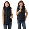 Cotton Vest Women's Autumn and Winter New Loose Versatile Short Wear Vest Down Cotton Vest Vest Vest Batch