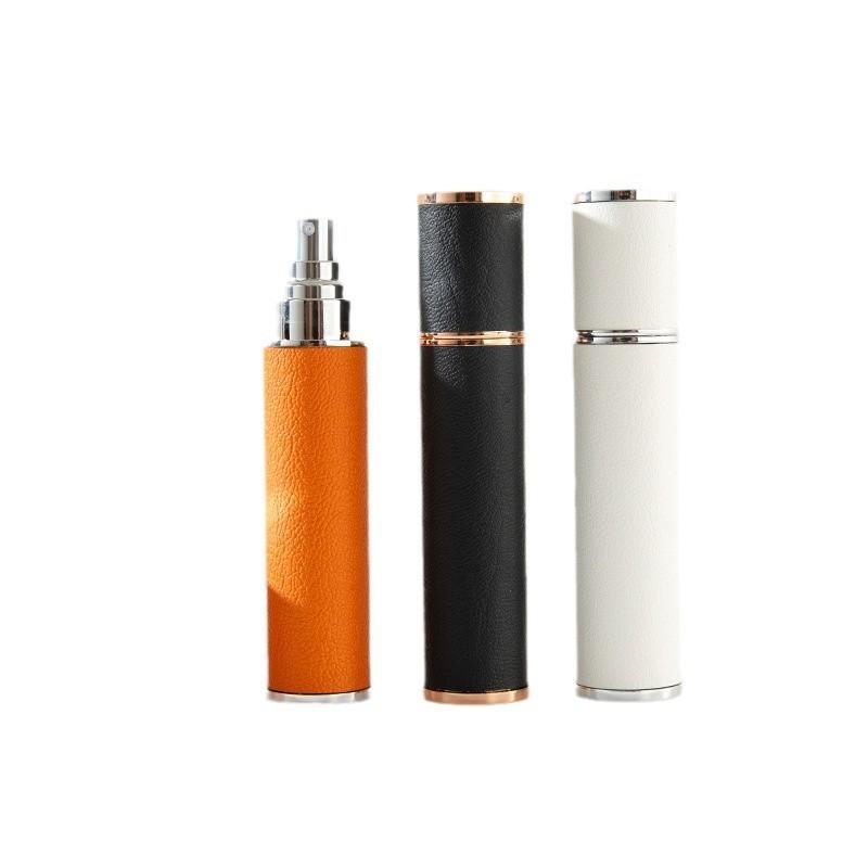 Przenośny skórzany atomizer do perfum 12 ml, wielokrotnego napełniania, do podróży, podróży służbowych, codziennego użytku, 3 kolory do wyboru