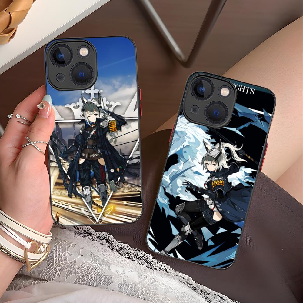 Arknights Grani Silicone Mobile Phone Case for iPhone 17 16 15 14 13 12 11 X XR XS Air Pro Max Plus Mini Colorful Cover