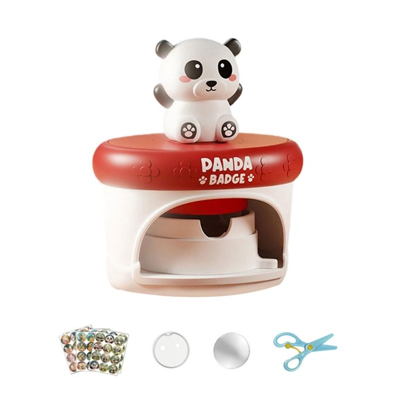 Kituri Artizanale pentru Copii Mașină de Făcut Insigne Plastic Sigur Mașină de Presat Insigne Jucărie Pentru Copii Proiect Artizanal Educativ Timpuriu Jucărie