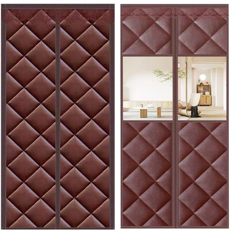 Thickened Magnetic Insulated Door Curtain Winter Windproof Self-Adhesive