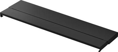 Yamazaki Jitsugyo 4563 Depth Telescoping Exhaust Cover 60cm For Stove Black Approx. W64 X D10 ~ 16.5 X H3.7cm Tower Stove Back Rack Small Placement